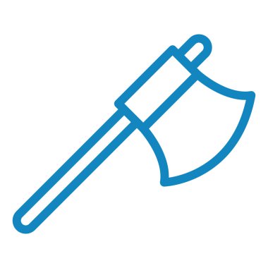 Balta simgesi, vektör illüstrasyonu basit tasarım 