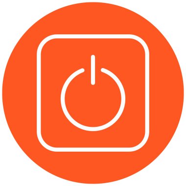 güç simgesi vektör illüstrasyonu