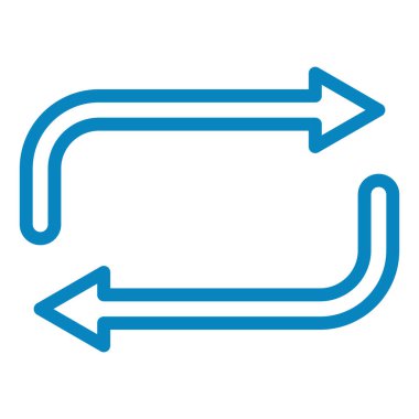 Ok. Web simgesi basit illüstrasyon