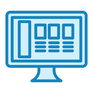 Web arabirimi simgesi. vektör çizim