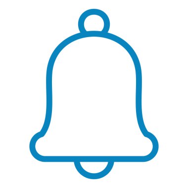 Alarm çanı simgesi vektör çizimi