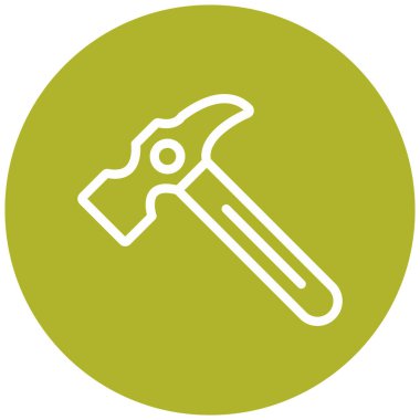 Çekiç modern simgesinin vektör illüstrasyonu