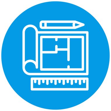 Yapı ve onarım simgesinin vektör illüstrasyonu