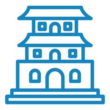 Bina. Web simgesi basit tasarım