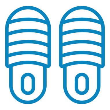 flip flops simge vektör illüstrasyonu