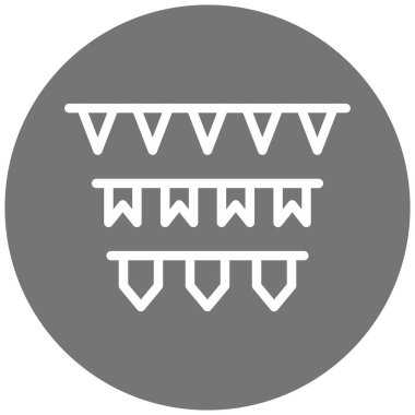 Basit bir simgenin vektör illüstrasyonu