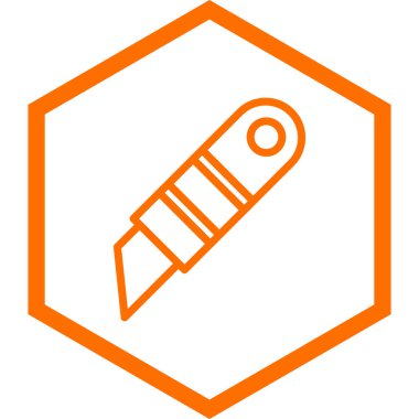 Kalem. Web simgesi basit illüstrasyon