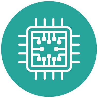 Devre kartı. Basit resimleme