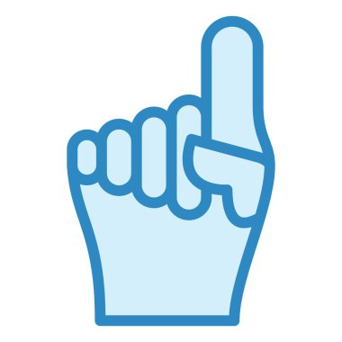 Köpük El modern ikon vektör illüstrasyonu 