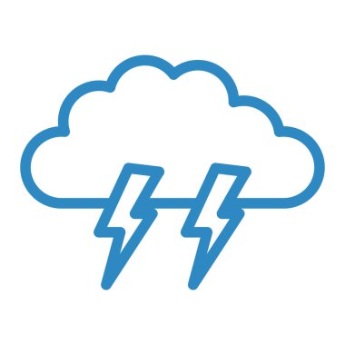 bulut simgesi, vektör illüstrasyonu