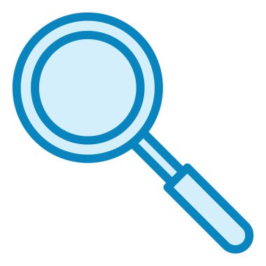 Büyüteç. Web simgesi basit tasarım 