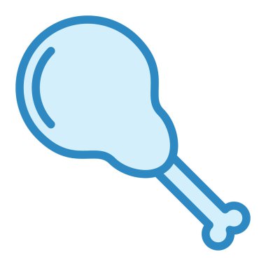 Tavuk. Web simgesi basit illüstrasyon 