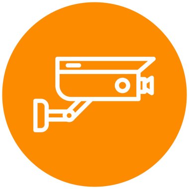 Güvenlik kamerası. Basit resimleme