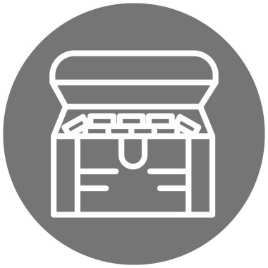 Kutu. Web simgesi basit illüstrasyon