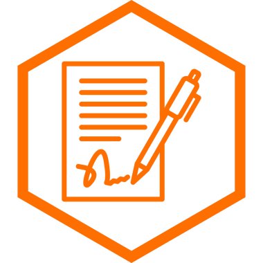 Belge simgesinin vektör illüstrasyonu