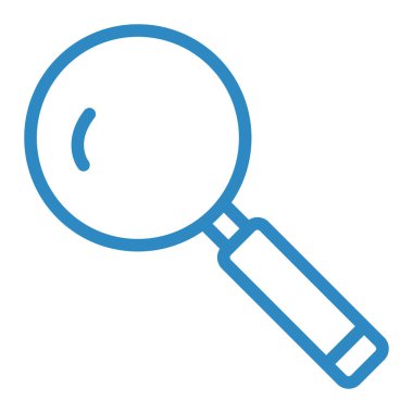 Arama simgesi vektör illüstrasyonu