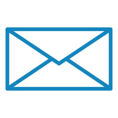 Mektup. Web simgesi basit illüstrasyon