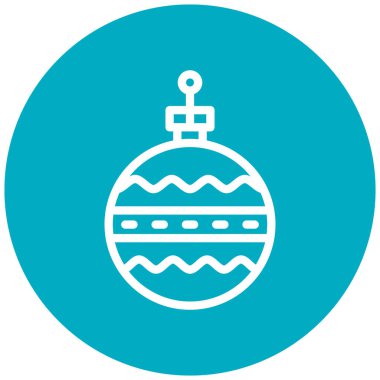 Noel topu vektör simgesi