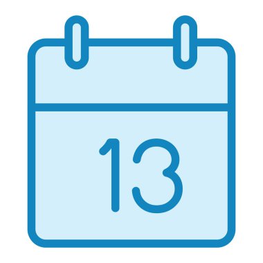 Takvim simgesi vektör illüstrasyonu