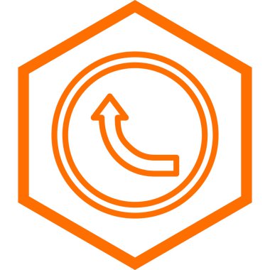 Ok simgesi, vektör illüstrasyonu. düz tasarım biçimi