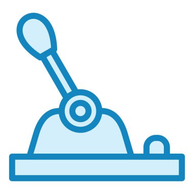 Kontrol kolu. Web simgesi basit illüstrasyon 