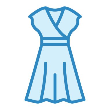 elbise simgesi vektör illüstrasyonu