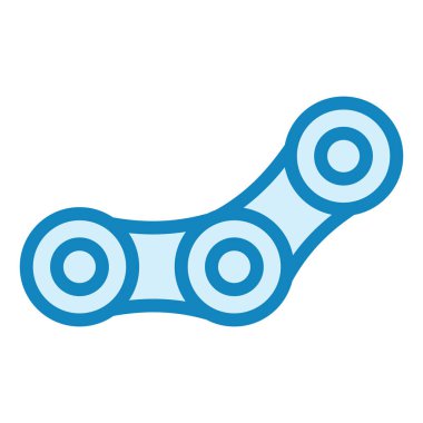 Zincir. Web simgesi basit illüstrasyon