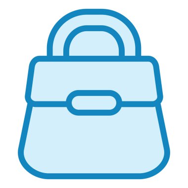 Çanta. Web simgesi basit illüstrasyon 