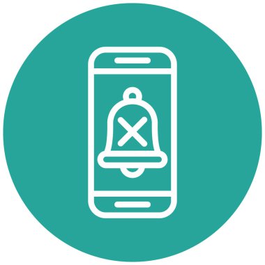 Cep telefonu. Web simgesi basit tasarım