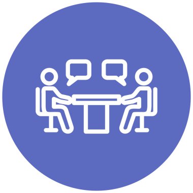 Modern simge vektör illüstrasyonundan bahset