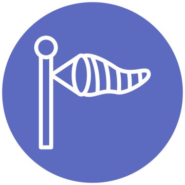 Bayrak. Web simgesi vektör illüstrasyonu