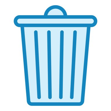 Çöp modern simge vektör illüstrasyonu