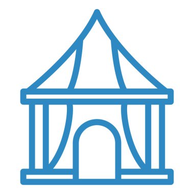 Bina. Web simgesi basit tasarım