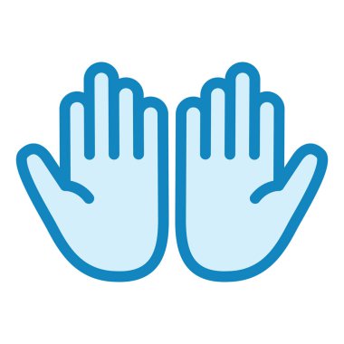 Dua modern simge vektör illüstrasyonu 