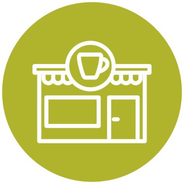 Kahve makinesi. Basit resimleme