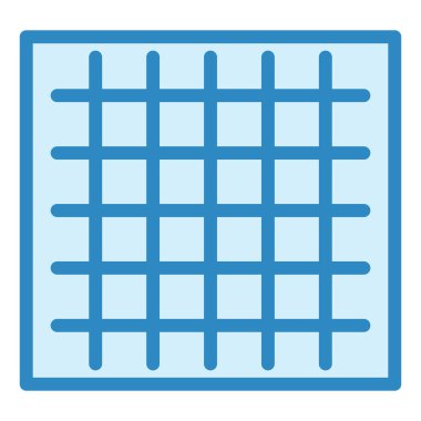 ızgara. Web simgesi basit illüstrasyon