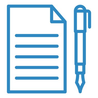 Belge. Web simgesi basit illüstrasyon