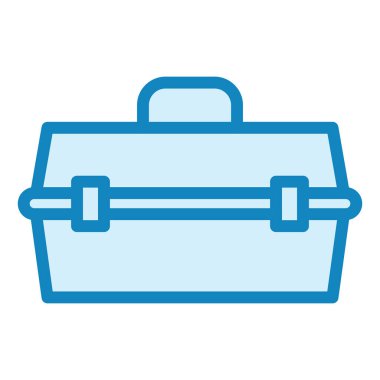 Alet çantası. Web simgesi basit tasarım