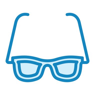 Güneş gözlüğü. Web simgesi basit illüstrasyon 