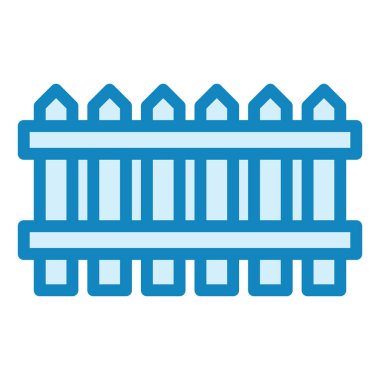 çit modern simge vektör illüstrasyonu  