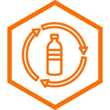 Modern simge işaretinin vektör illüstrasyonu