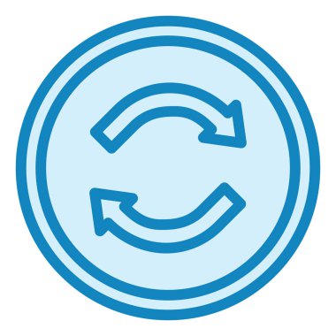 Geri dönüşüm simgesi vektör resimlemesi