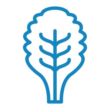 Bitki. Web simgesi basit illüstrasyon