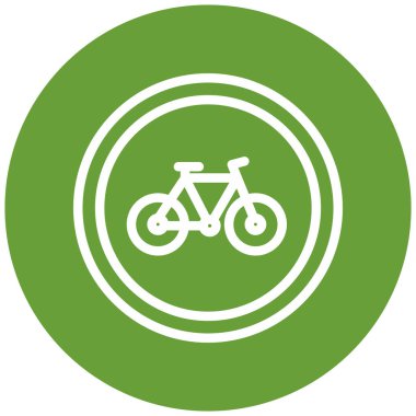 Yol simgesi, vektör illüstrasyonu