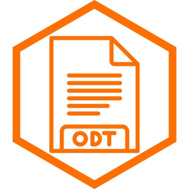 odt dosya simgesi çizimi