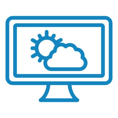 Bulut hesaplama. Web simgesi