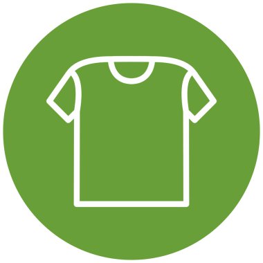 Tişört, kıyafet, tişört, pantolon, düz, vektör illüstrasyonu