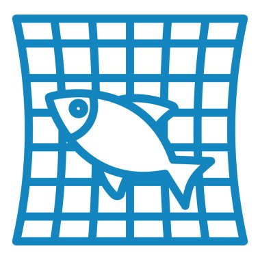 Balık. Web simgesi basit tasarım