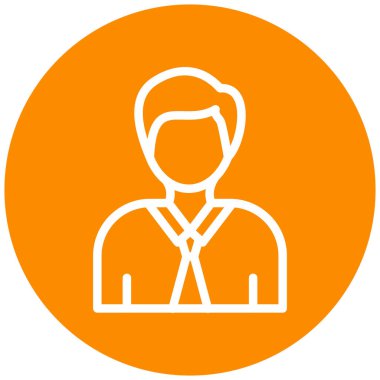 kullanıcı. Web simgesi basit illüstrasyon