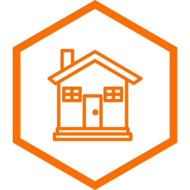 ev simgesi vektör illüstrasyonu